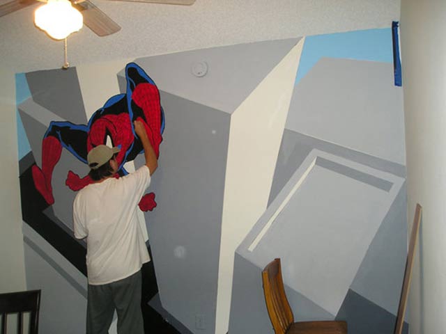 Spiderman Mural